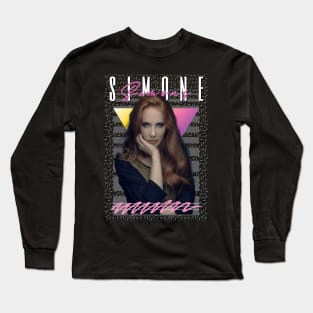 Epica /// Simone Simons Retro Style Fan Art Long Sleeve T-Shirt